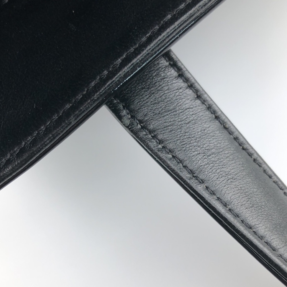 Chanel Black Small Tote Patent Leather Handbag By Karl Lagerfeld - Picture 14 of 17
